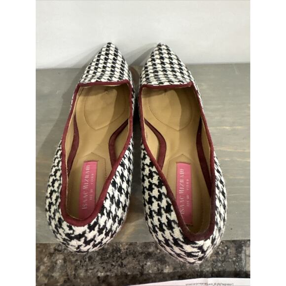 Isaac Mizrahi Joy2 Woman’s Size 6 Black/White Houndstooth Pumps W/Box EUC - Picture 8 of 14